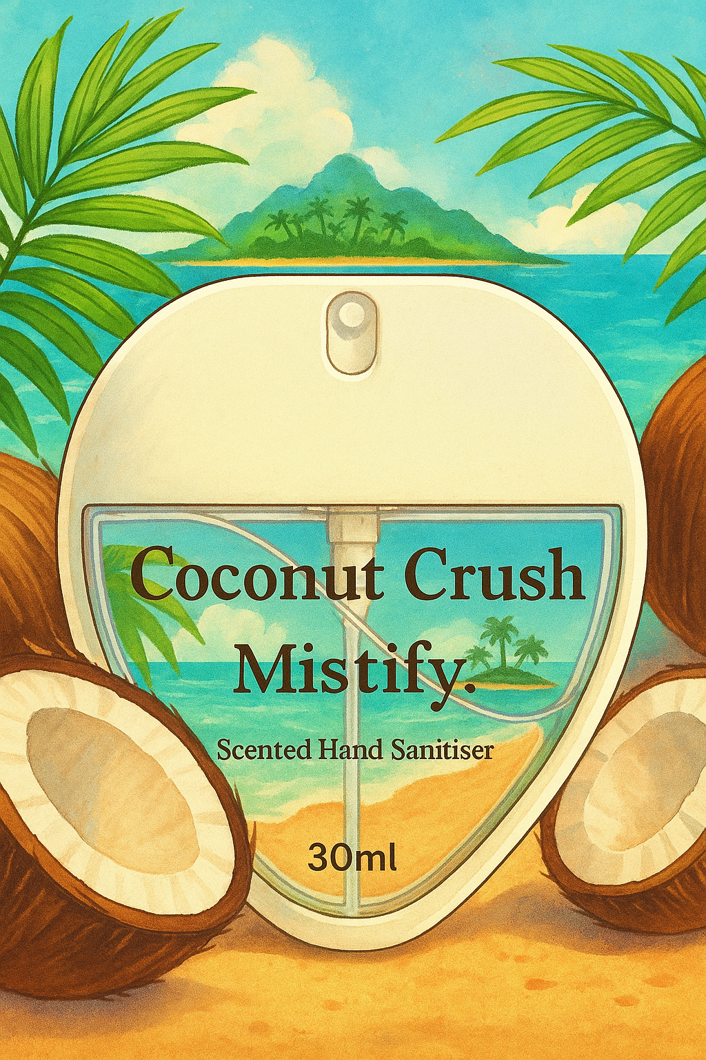 Coconut Crush Scented Hand Sanitiser